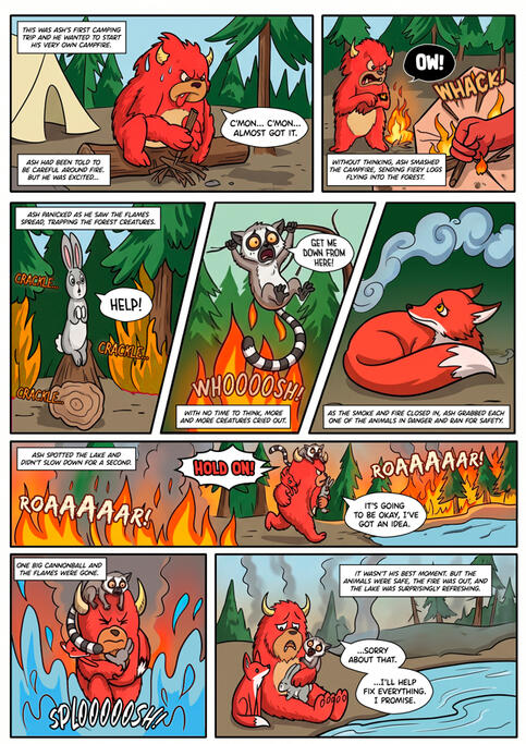 Ash and the Campfire